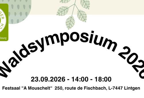 Waldsymposium 23.09.2026 - Actualités